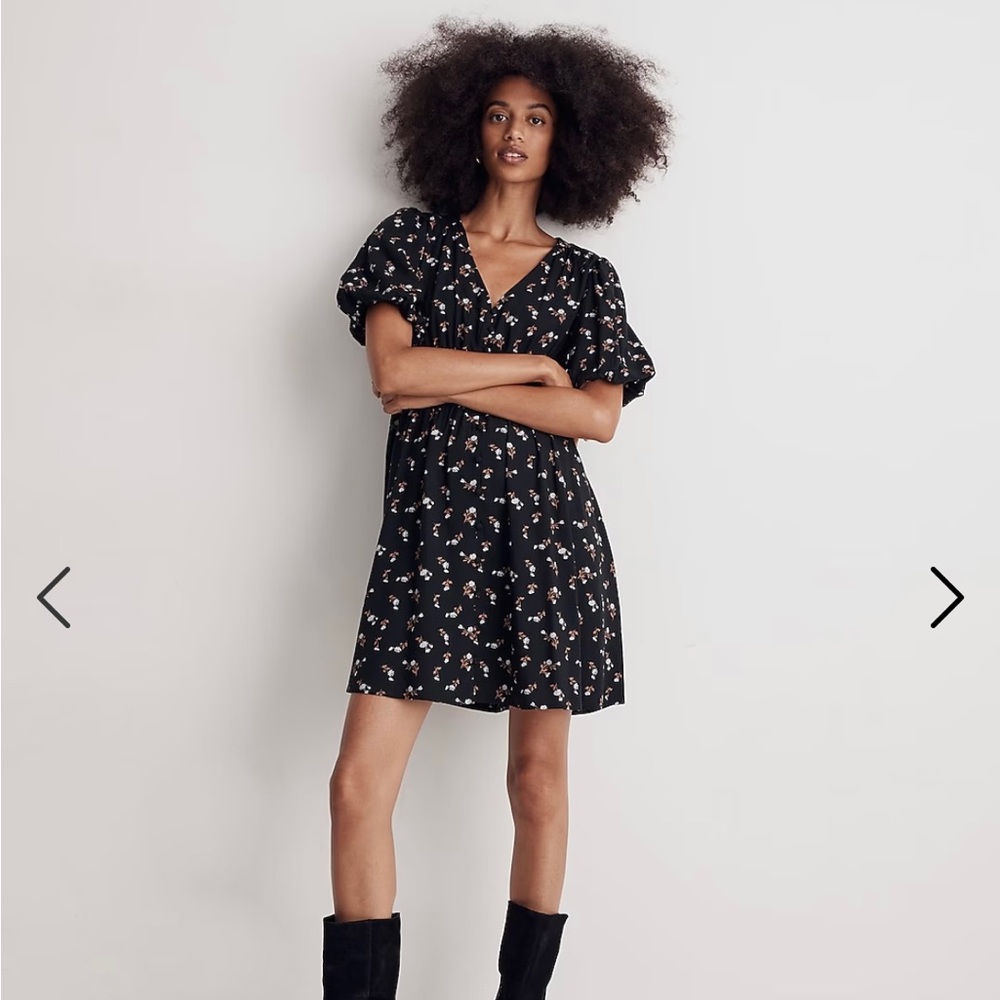 Madewell Sophia Mini Dress in Woodland Floral